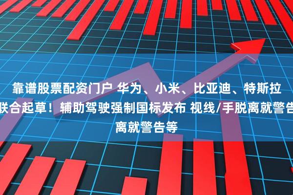 靠谱股票配资门户 华为、小米、比亚迪、特斯拉等联合起草!辅助驾驶强制国标发布 视线/手脱离就警告等